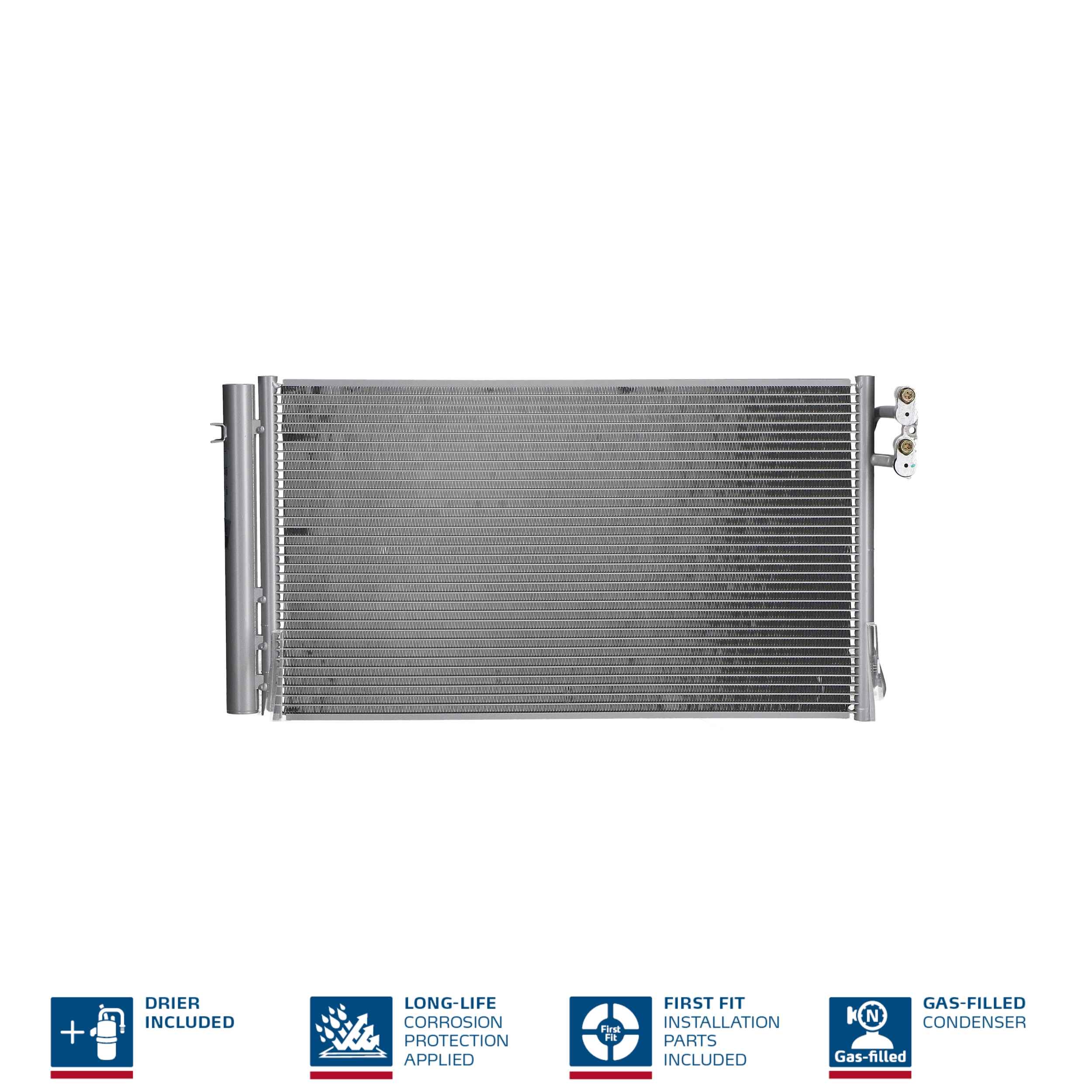Condenser, air conditioning - 94873 NISSENS