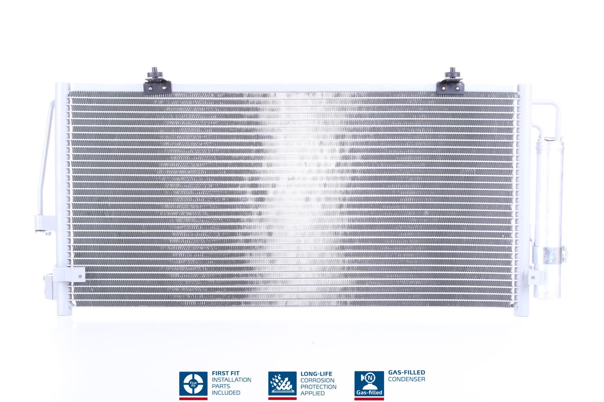 Condenser, air conditioning - 94884 NISSENS