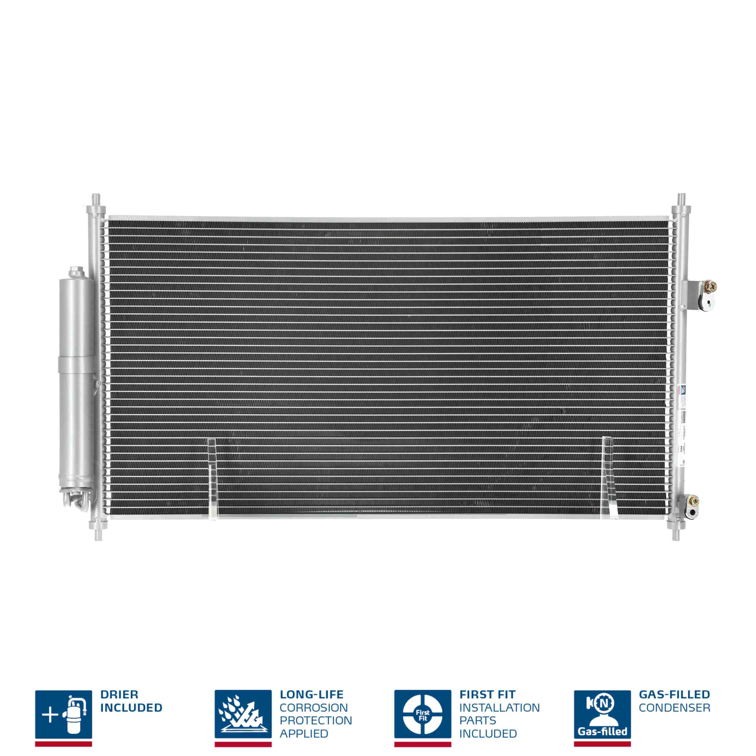 Condenser, air conditioning - 94893 NISSENS