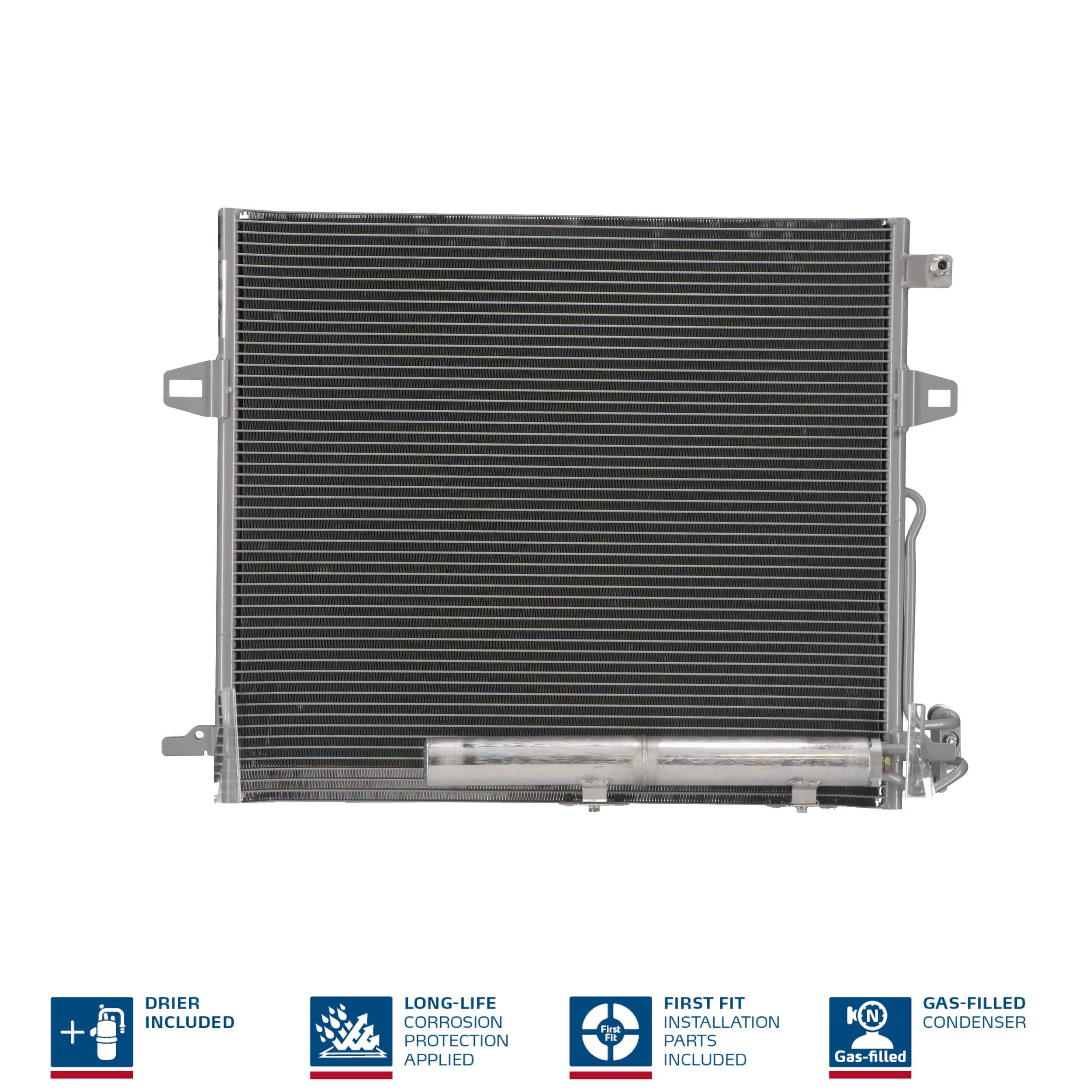 Condenser, air conditioning - 94897 NISSENS