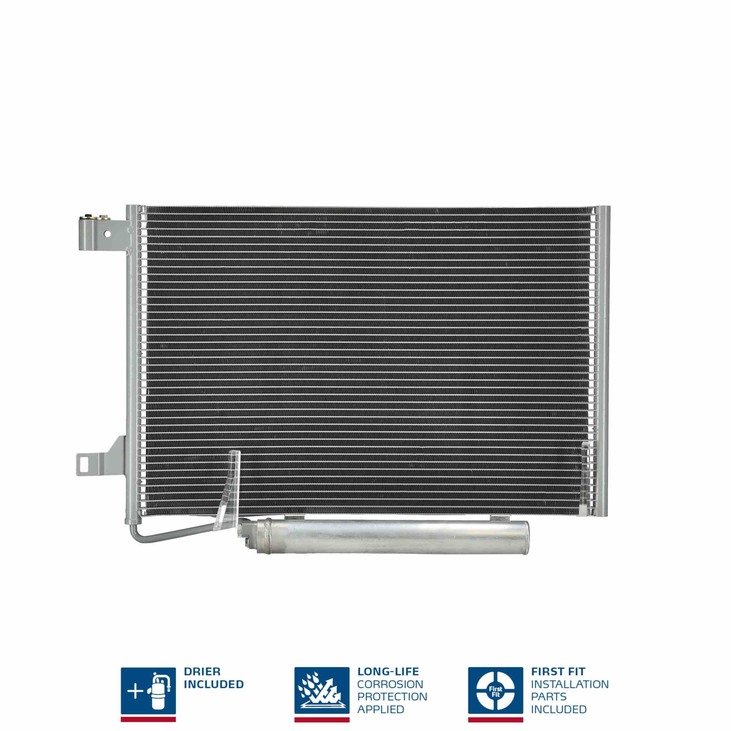 Condenser, air conditioning - 94911 NISSENS
