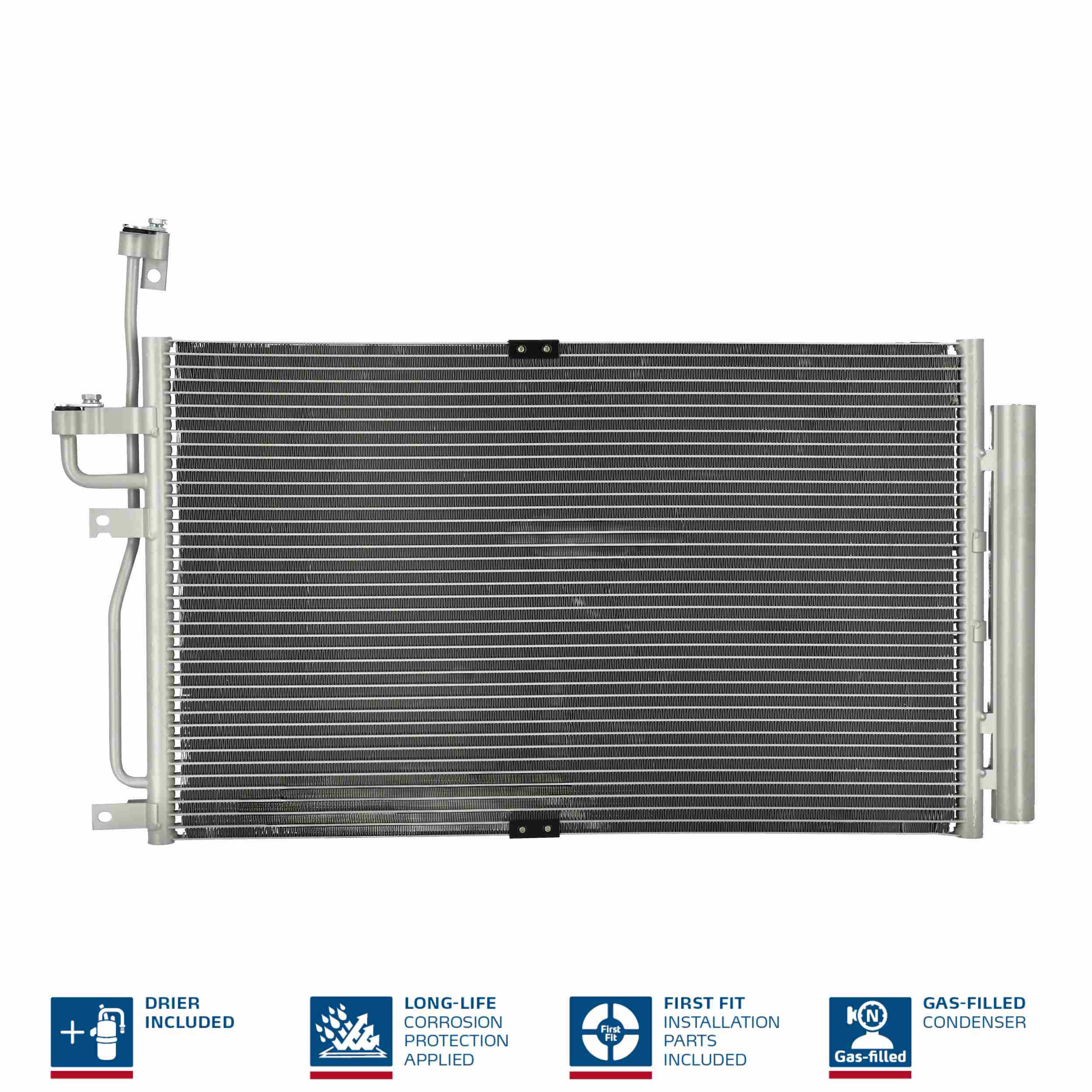 Condenser, air conditioning - 94977 NISSENS