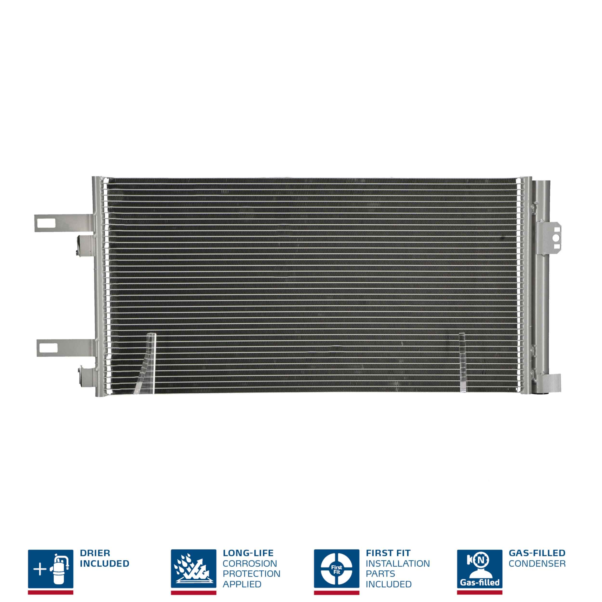 Condenser, air conditioning - 94985 NISSENS