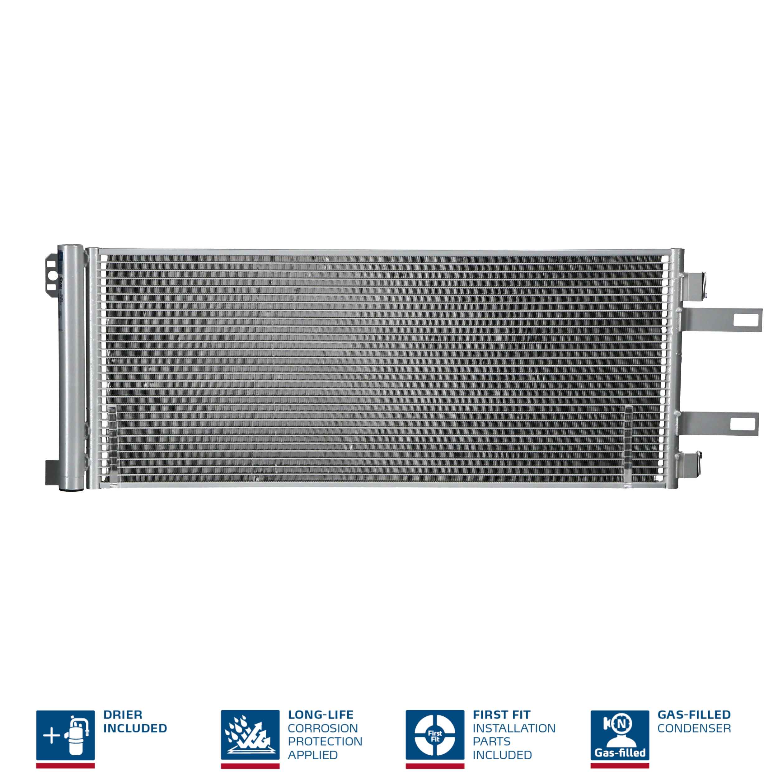 Condenser, air conditioning - 94986 NISSENS