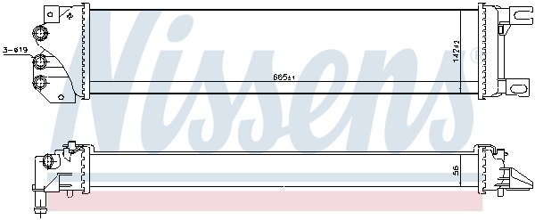 Low Temperature Cooler, intercooler - 620155 NISSENS