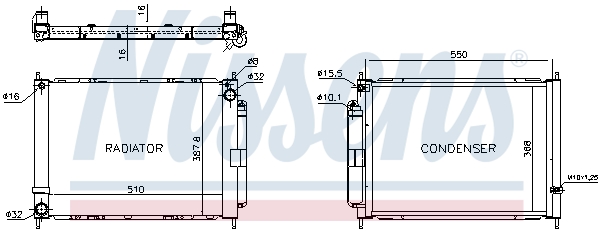 Cooler Module - 637636 NISSENS
