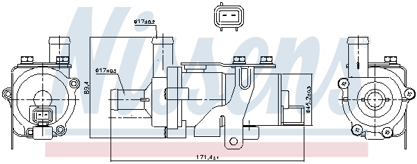 Водяной насос - 831114 NISSENS