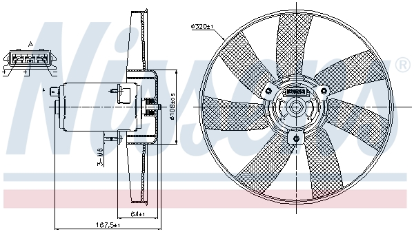 Fan, radiator - 85677 NISSENS