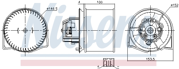 Interior Blower - 87026 NISSENS