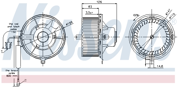 Interior Blower - 87031 NISSENS