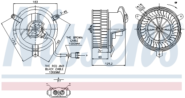 Interior Blower - 87035 NISSENS