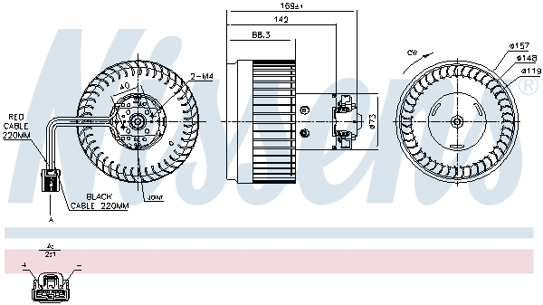 Interior Blower - 87036 NISSENS