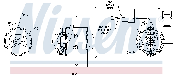 Interior Blower - 87195 NISSENS