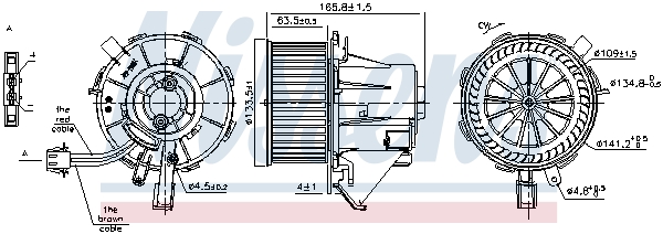 Interior Blower - 87215 NISSENS