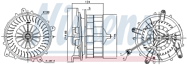 Interior Blower - 87217 NISSENS