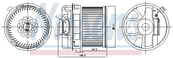 Interior Blower - 87260 NISSENS