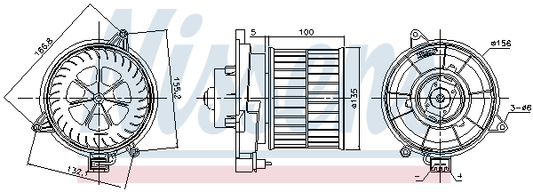 Interior Blower - 87311 NISSENS