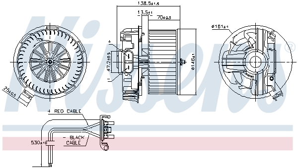 Interior Blower - 87385 NISSENS