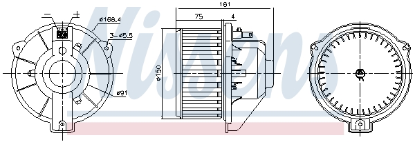Interior Blower - 87429 NISSENS