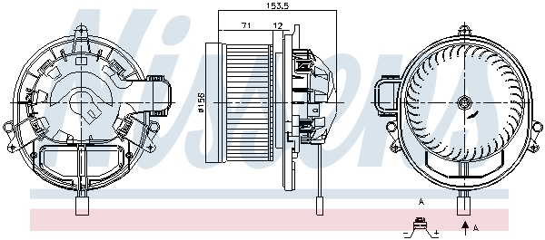 Interior Blower - 87431 NISSENS