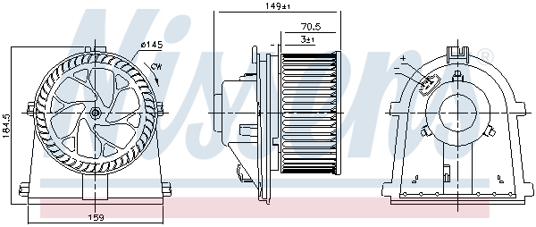 Interior Blower - 87437 NISSENS