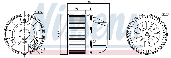 Interior Blower - 87491 NISSENS