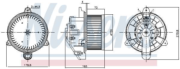 Interior Blower - 87536 NISSENS