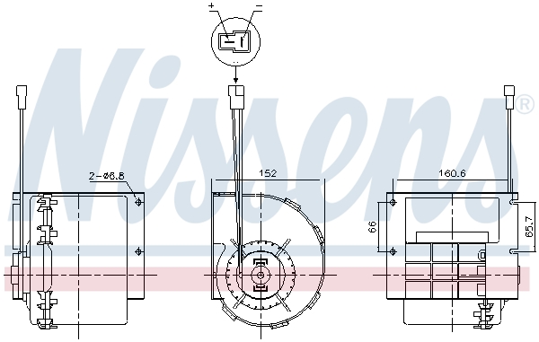 Interior Blower - 87613 NISSENS