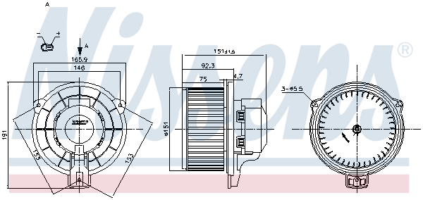 Interior Blower - 87631 NISSENS