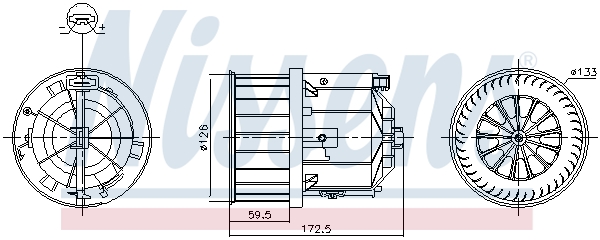 Ventilatore abitacolo - 87632 NISSENS
