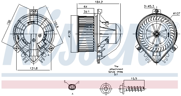 Interior Blower - 87711 NISSENS