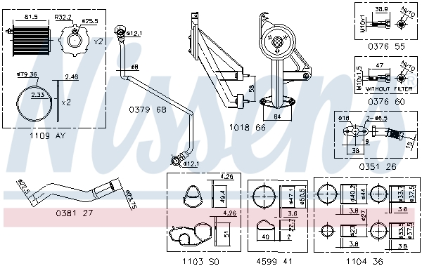 Mounting Kit, charger - 9300910 NISSENS