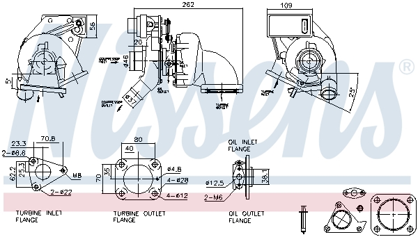 Turbocompressore, Sovralimentazione - 93517 NISSENS