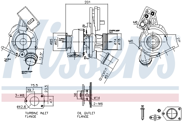 Charger, charging system - 93519 NISSENS