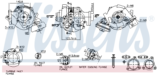 Turbocompressore, Sovralimentazione - 93680 NISSENS