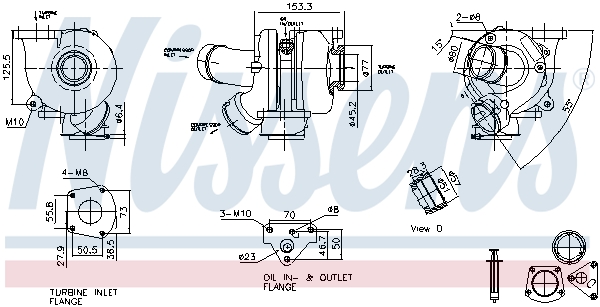Turbocompressore, Sovralimentazione - 93729 NISSENS