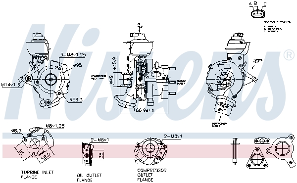 Charger, charging system - 93854 NISSENS
