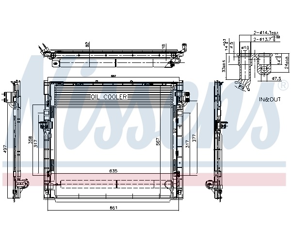 Condenser, air conditioning - 940394 NISSENS