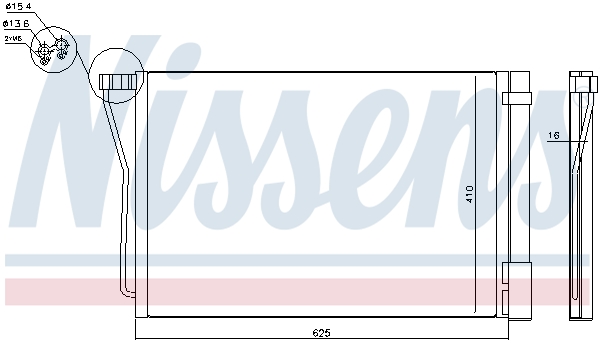 Конденсатор, кондиционер - 940418 NISSENS