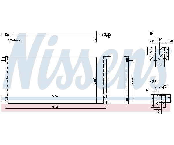 Condenser, air conditioning - 940948 NISSENS