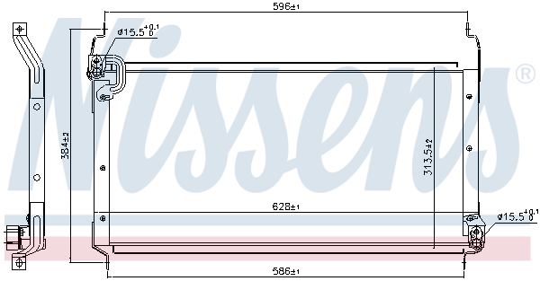 Condenser, air conditioning - 94530 NISSENS