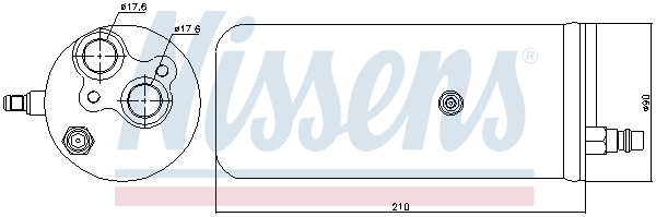 Осушитель, кондиционер - 95329 NISSENS