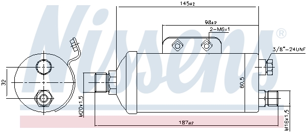 Dryer, air conditioning - 95354 NISSENS