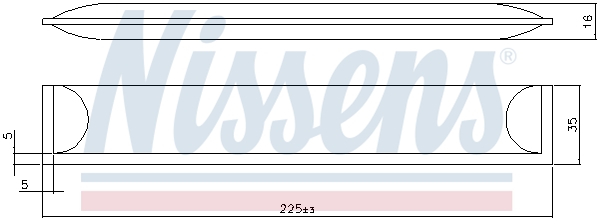 Осушитель, кондиционер - 95608 NISSENS