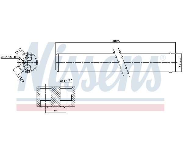 Dryer, air conditioning - 95772 NISSENS