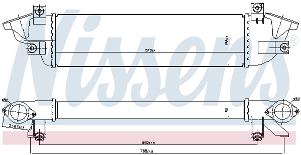 Intercooler - 961010 NISSENS