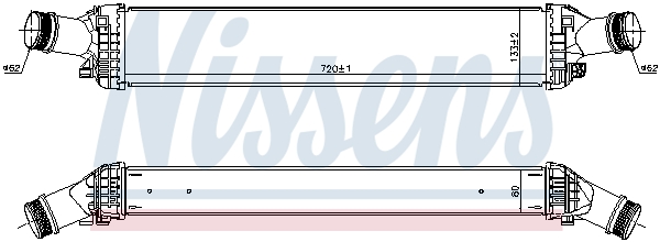 Intercooler - 96111 NISSENS