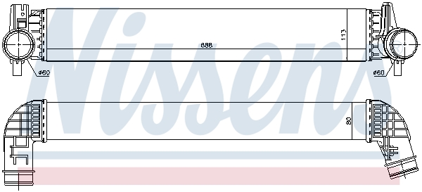 Intercooler - 96120 NISSENS