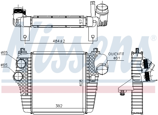 Intercooler - 961203 NISSENS