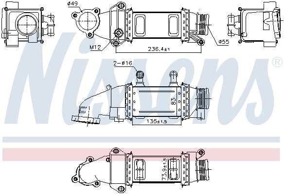 Intercooler - 961207 NISSENS